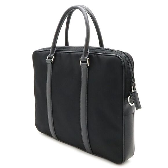 Prada Nylon Leather Briefcase - Picture 2 of 8